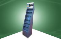 China Retail Grey Cardboard Free Standing Display Units , Custom Display Stands For Promotion factory