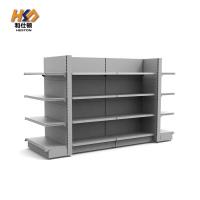 China 1350mm 80kg Adjustable Sheet Metal Storage Black Metal Rack Shelf System 1.5mm Panel factory
