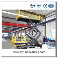 China Used Hydraulic Car Lifts for Home Garages/China Residential Scissor Car Elevator/elevadores para autos factory