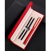 China Popular Pen Set Business Office Pen with Customized Logo Black Matching Ink Bag Gift Box Water based Pen Set for sale