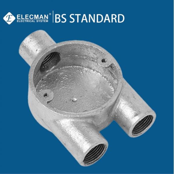 Quality Explosion Proof  Y Outlet Conduit Electrical Box BS4568 20mm-25mm for sale