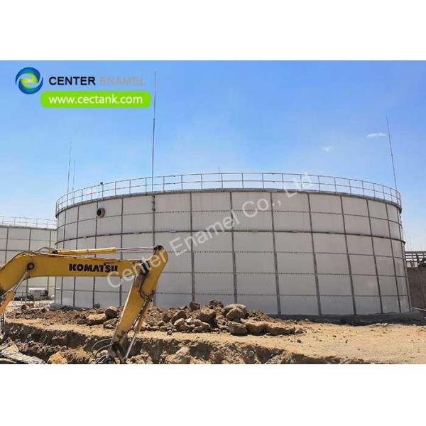 Quality Epoxy Coated Steel Treated Water Tanks 0.40mm Double Coating for sale