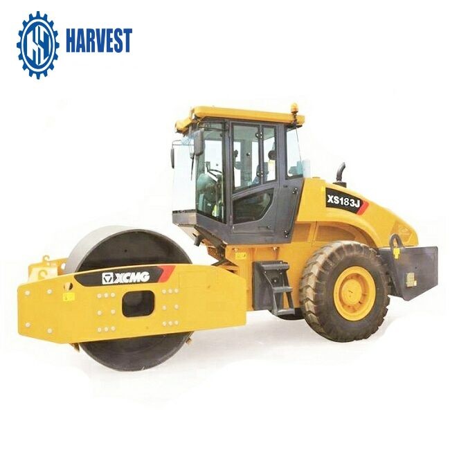 Quality 6220*2390*3200mm XCMG XS183J Vibratory 18 Ton Road Roller Machine for sale