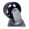 China 5 Inch High Temperature Castor Wheels Swivel Cast Iron Casters factory