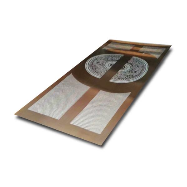 Quality Etching 316l Stainless Steel Mirror Sheet for sale
