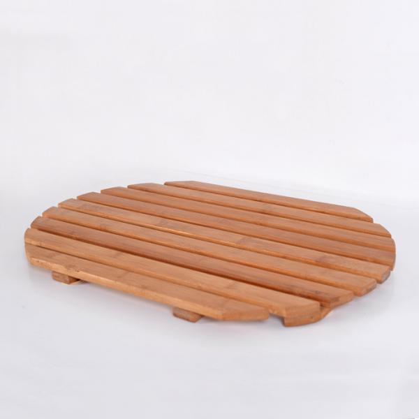 Quality NC Painting EVA Stoppers 1.18inch European Teak Wood Bath Mat for sale