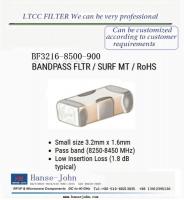 China LTCC 38 Mhz Bandpass Losspass Highpass filter customized product, combiner, bridge，Millimeter wave communic，5G filter factory