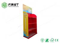 China Four Layers Damp Proof Cardboard Retail Display Stands For Advertising factory