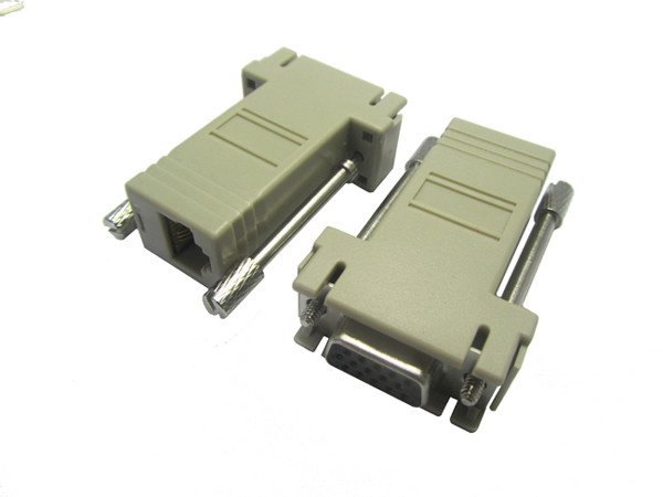Quality Customized D-SUB Rj45 Male To Female DB15 Adapter RS232 Male To Female Adapter for sale