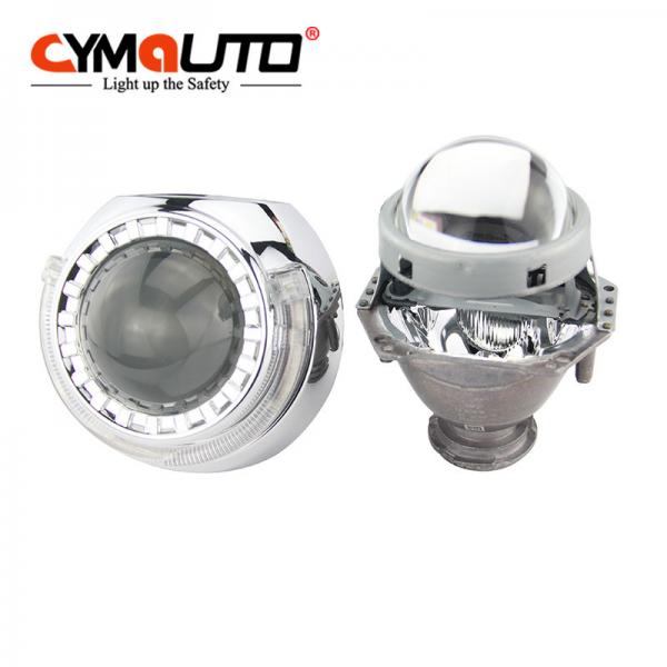Quality Universal Car Headlight Shrouds Projector Lens LED Angel Eyes Shroud for sale