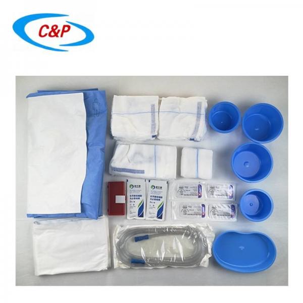 Quality Medical C Section Surgical Fenestrated Drape With Adhesive for sale