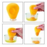 China Silicone Rubber Egg Yolk Separator,Custom Food Grade Silicone Egg Yolk Filter Separator Kitchen Egg Tools factory