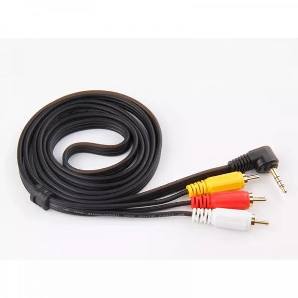Quality Copper RCA To 3.5 MM Jack Audio Video Cables For TV DVD RCA for sale