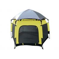 China Inflatable Air Tent  Poly Cotton  Yellow Water Proof Four-Season Tent factory
