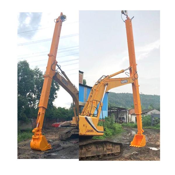 Quality Durable 14m 20T Excavator Telescopic Arm , Antiwear Excavator Boom And Stick for CAT320 for sale