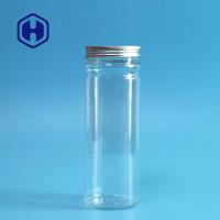 China 400ml 13.5oz Coffee Powder Plastic Food Mason Jar With Slim Aluminum Cover for sale