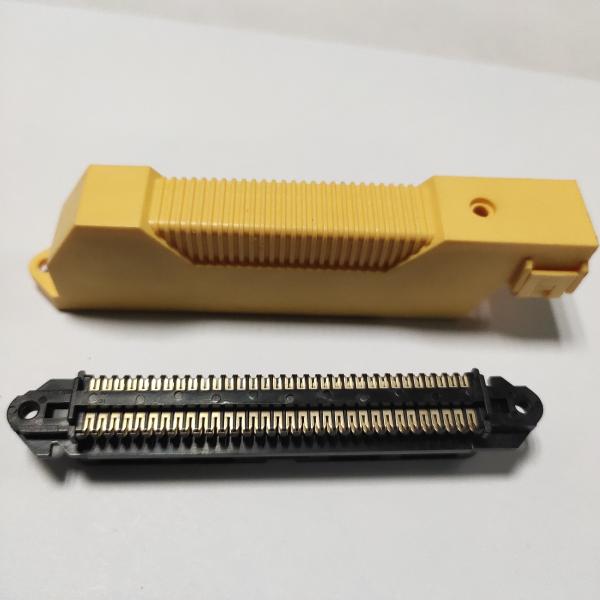 Quality 64 Pin Female Centronic IDC Connector With PBT Insulator Material and Hood for sale