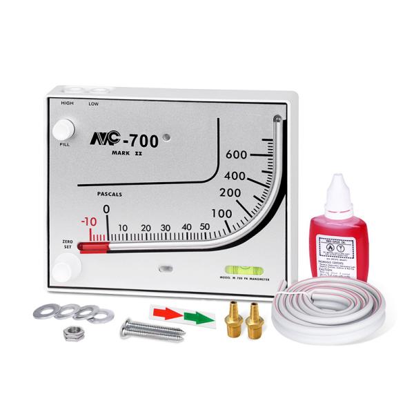 Quality Aquaculture Red Oil Manometer 190*150*32MM Negative Pressure Meter for sale