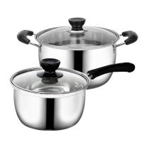 China High Quality Stainless Steel Sauce Pan Milk Pot Soup & Stock Pots Set With Steamers factory