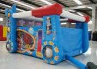 China Robot Design Bounce House With Slide , Commercial Castle Bounce House 5.7 * 4.7 * 3.7 factory