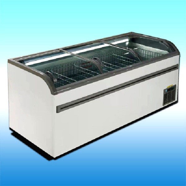 Quality Static Cooling Glass Door Chest Freezer for sale