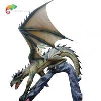 China Mechanical Dragon Model Animatronic Dragon For Dragon Theme Park Attraction factory