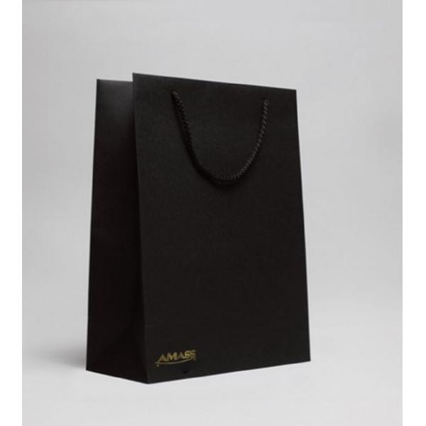 Quality Dyed black paper bag , shoe paper bag for sale