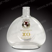 Quality 750 ML Oval Glass Liquor Bottles for sale
