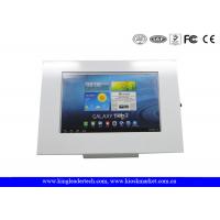 China Rugged Customized Metal Tablet Display Stand For Both Desktop Base for sale