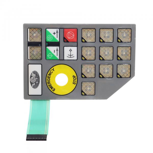 Quality LED Dome Membrane Switch , Waterproof Membrane Keypad With ESD Shielding for sale