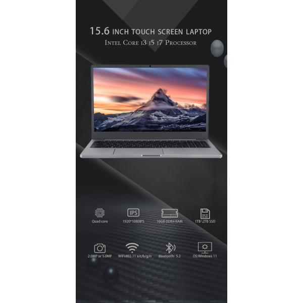 Quality 14inch Lightweight Touchscreen Laptop Computers 1920x1080 ODM for sale