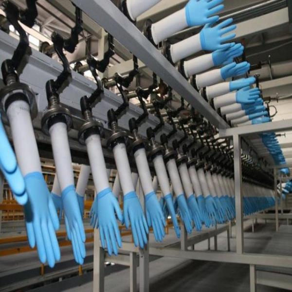 Quality High Speed Latex Gloves Production Line 3.7kw Hose Crimping Machine Type for sale
