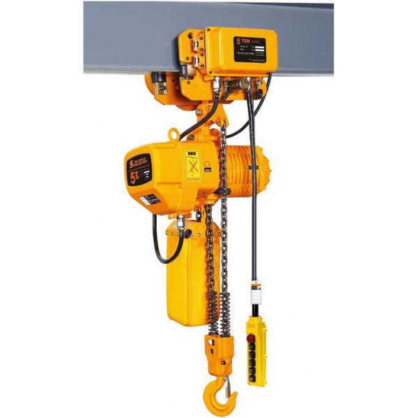Quality Indoor 3T 5T 10T Electric Chain Hoist With Electric Trolley High Efficient Energy Saving for sale