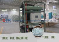 China Siemen Control Green Tube Ice Machine Stainless Steel Evaporator / Freon Refrigeration factory