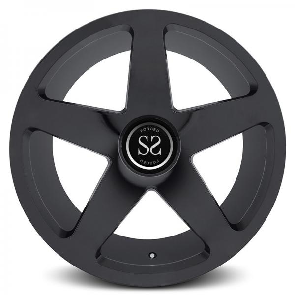 Quality forged off road 4x4 5x114.3 matte black aluminium wheels rims alloy rim for sale