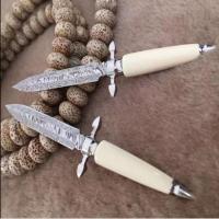 China Customized Tactical Hunting Knife Utility Camping Knife With Teeth Handle for sale