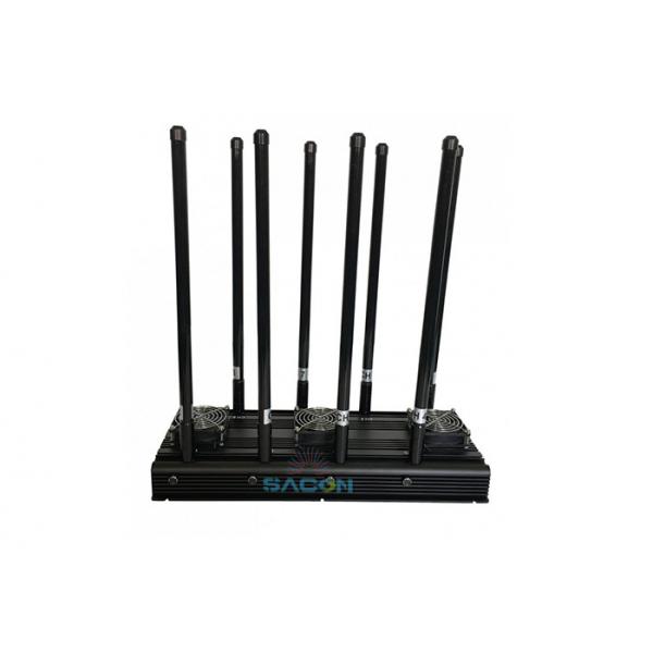 Quality 8 Bands Anti Drone Signal Jammer 150w High Power With 1km Long Distance for sale
