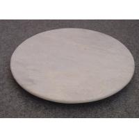 China 12 Inch Marble Lazy Susan , White Lazy Susan 4.5cm Height Matt Surface factory