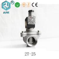 China Stainless Steel 1 inch 2 Position 2 Way Gas Solenoid Valve 220v factory