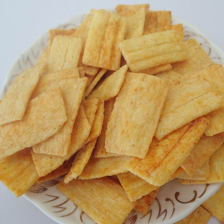 China Addictive healthy grain snacks, brittle millet rice crust rice cracker factory