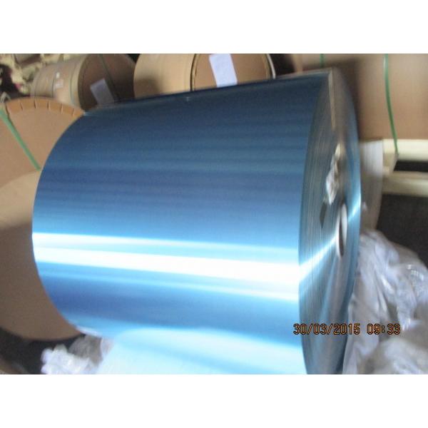 Quality Alloy 8011,Temper H22 Industrial Grade Aluminum Foil / 0.152MM Blue hydrophilic aluminium foil for fin stock for sale