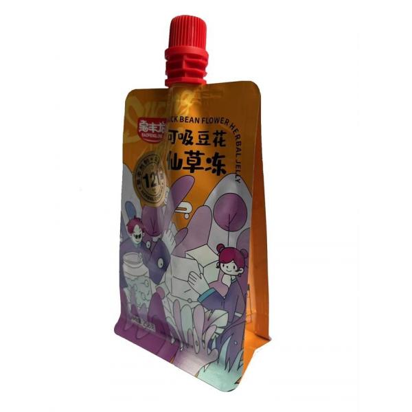 Quality RCPP Spout Packaging Pouch Printed Quad Customized Surface 130 Microns for sale