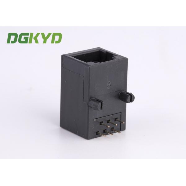 Quality Single Port 6 Pins 6 Contacts Rj12 Modular Jack Phone Connector for sale