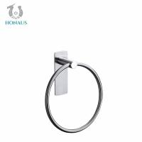 China Brushed Bathroom Kitchen Accessories Wall Hanging Towel Ring Max 20KG Capacity factory