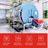 China Package Type Industrial Fire Tube Riello Burner Gas Steam Boiler 2000kg factory