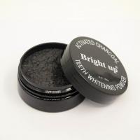 China Activated Bamboo Carbon Charcoal Teeth Whitening Powder Mint Flavor With Spoon factory
