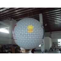 China Dia 2.5m Inflatable Advertising Helium Golf Ball with 0.18mm PVC, Sport Balloons for sale