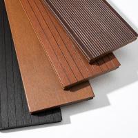 China Customed Colors Vertical Pressed Carbonized Strand Woven Bamboo Decking for Outdoor factory