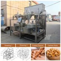 China SUS304 Automatic Peanut Coating Machine High Productivity Nut Coating Equipment factory
