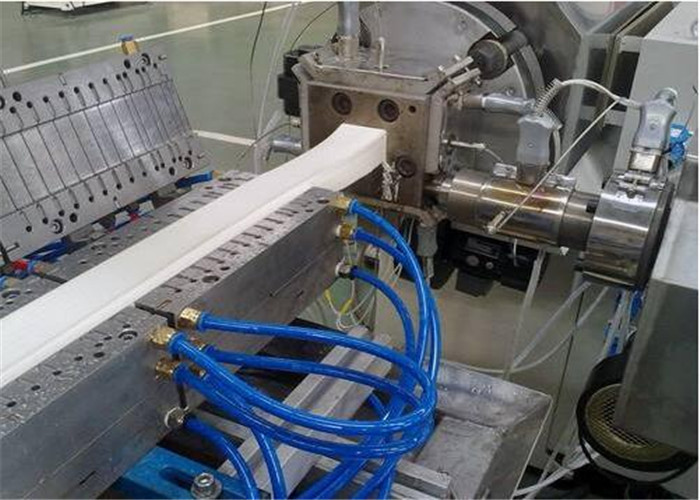 China Aorui Plastic Profile Extrusion Line , PVC Window Ceiling Panel Decking Profile Production Line factory